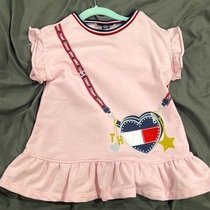 Tommy Hilfiger Pink Ruffled Top Kids